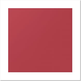 Cardinal: Plain crimson, soft rich raspberry red, just color Posters and Art